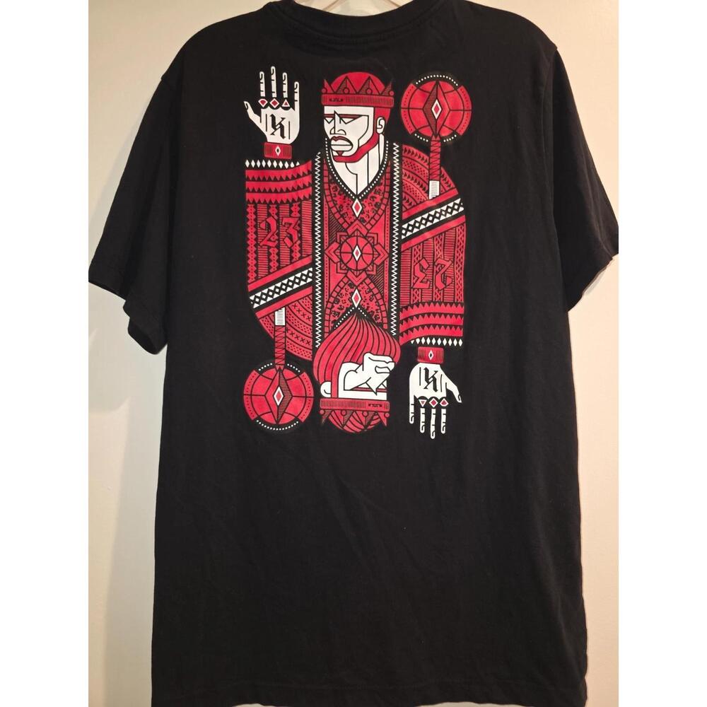 Lebron James King Card Graphic T-Shirt Men  Black